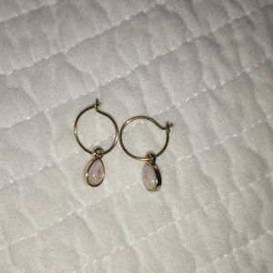 Cute Light Pink Tiny Hoops